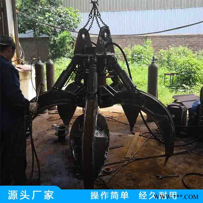 卡博恩液压抓钢机 双缸有力固定式抓废铁抓钢机 大型机械抓价格图5