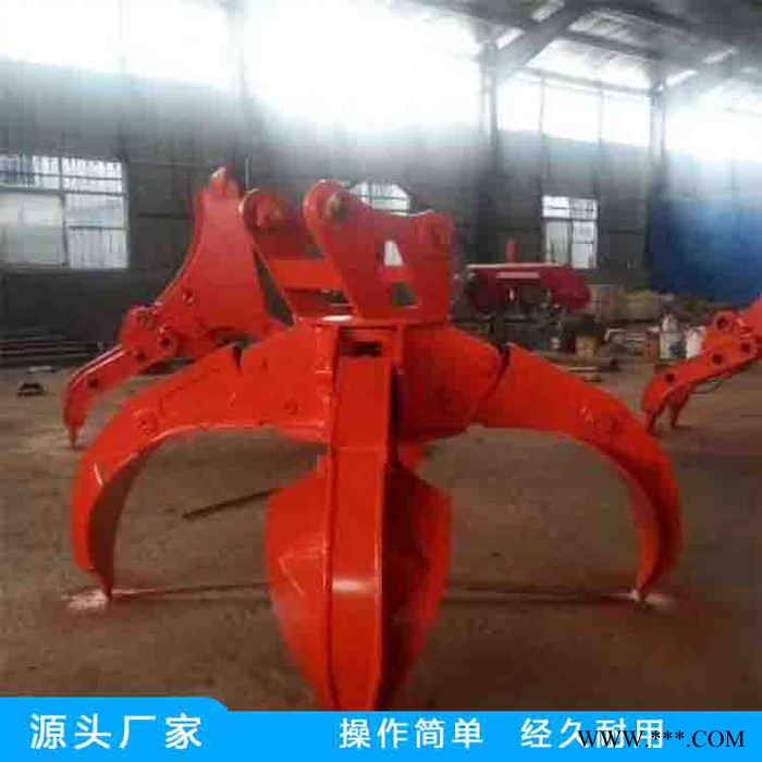 卡博恩液压抓钢机 双缸有力固定式抓废铁抓钢机 大型机械抓价格图4