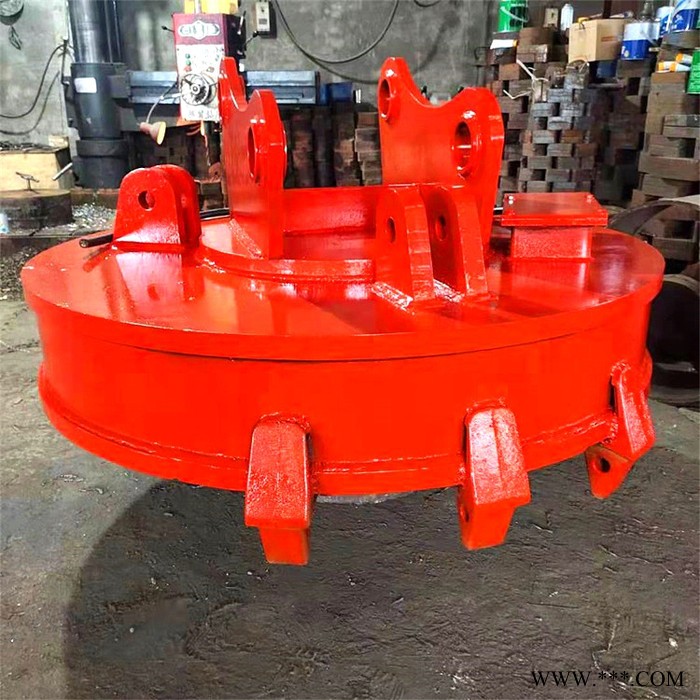 挖机电吸盘装废铁 鑫运 MW5-90L1废钢挖机自发带电吸盘 厂家图2