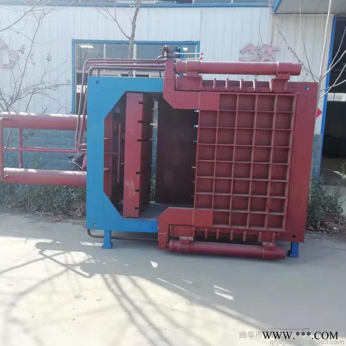 废铁桶压扁机 塑料袋压包机 废料压块机液压打包机批发图6