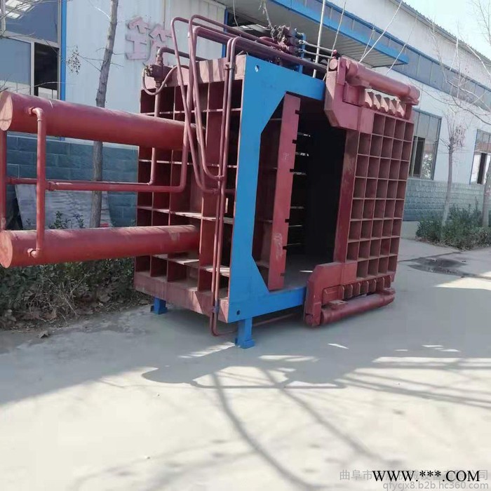 废铁桶压扁机 塑料袋压包机 废料压块机液压打包机批发图7