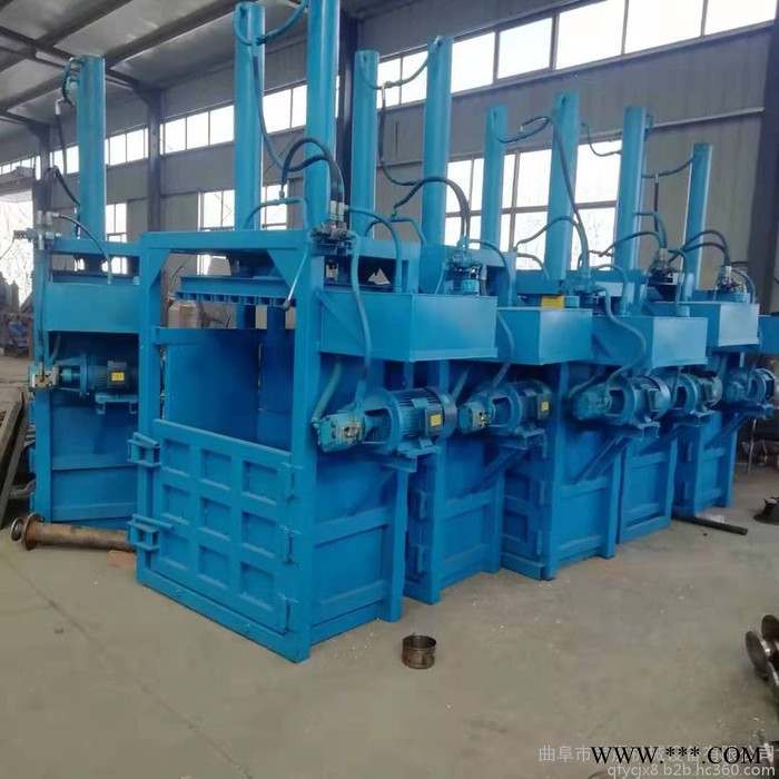 废铁桶压扁机 塑料袋压包机 废料压块机液压打包机批发图8