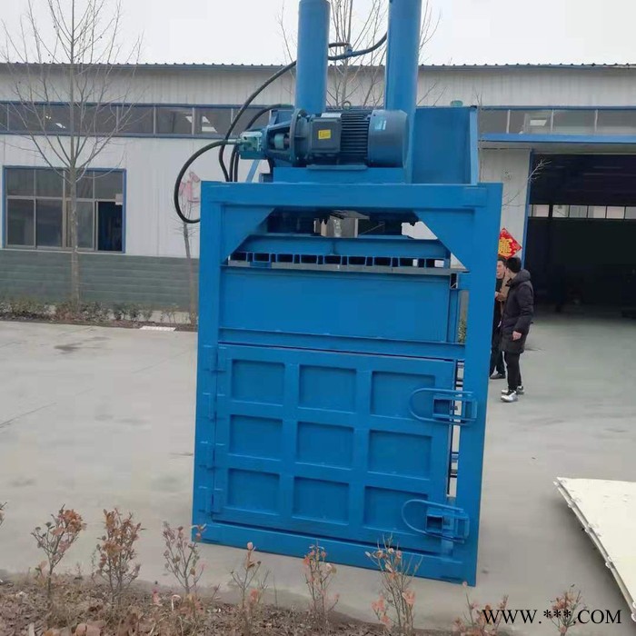 废铁桶压扁机 塑料袋压包机 废料压块机液压打包机批发图4