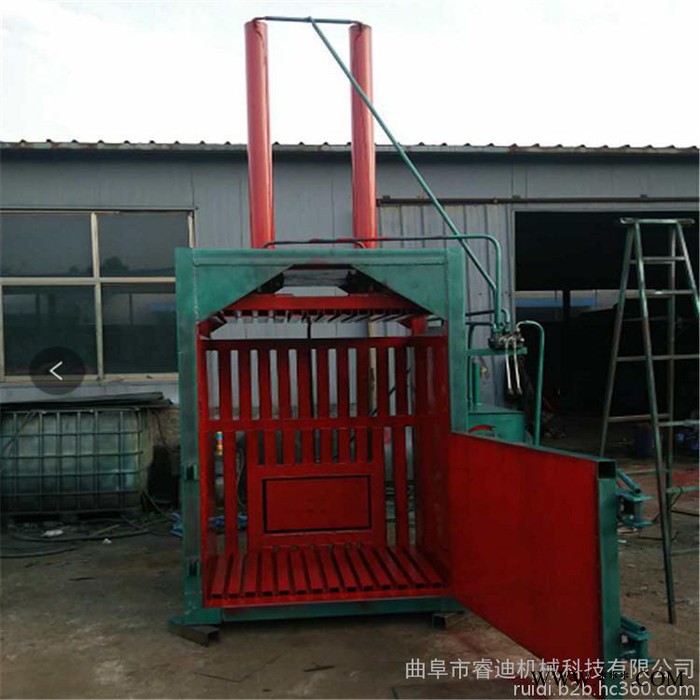 睿迪牌液压铁销铁皮铁屑打包机 废纸废铁压块机图5