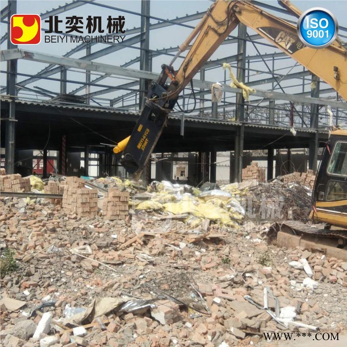 液压钢筋钳价格_北奕机械_【拆车专用**带360度自由旋转式挖掘机废铁液压剪图7