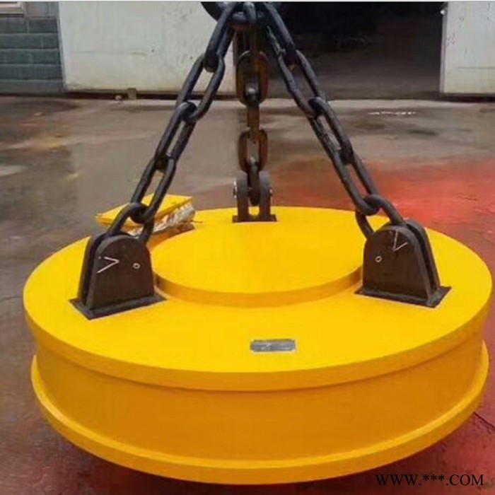 厂家发货 电磁吸盘 强磁圆型 废钢废铁起重机电磁铁吸盘图8