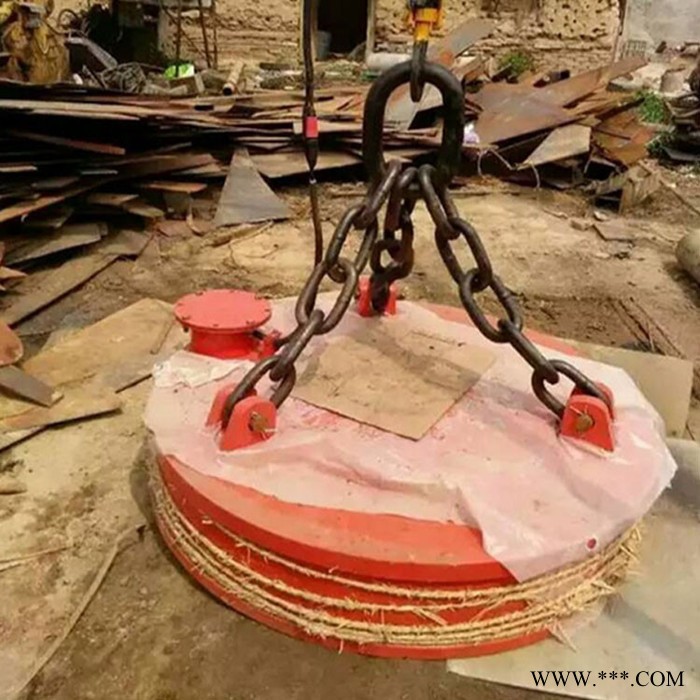 厂家发货 电磁吸盘 强磁圆型 废钢废铁起重机电磁铁吸盘图4
