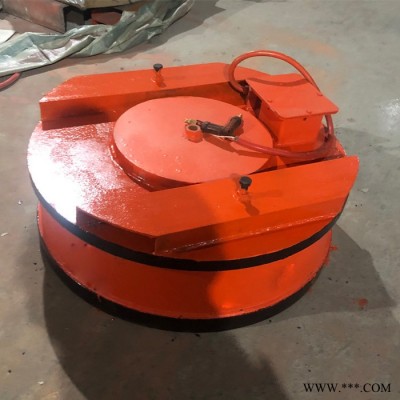 厂家现货强力电磁吸盘 圆形废铁废钢起重电磁吸盘 防水耐磨