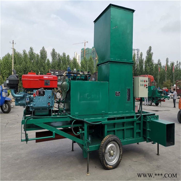 艾草揉搓压块机 废旧金属打包机 废铁半自动打包机图6