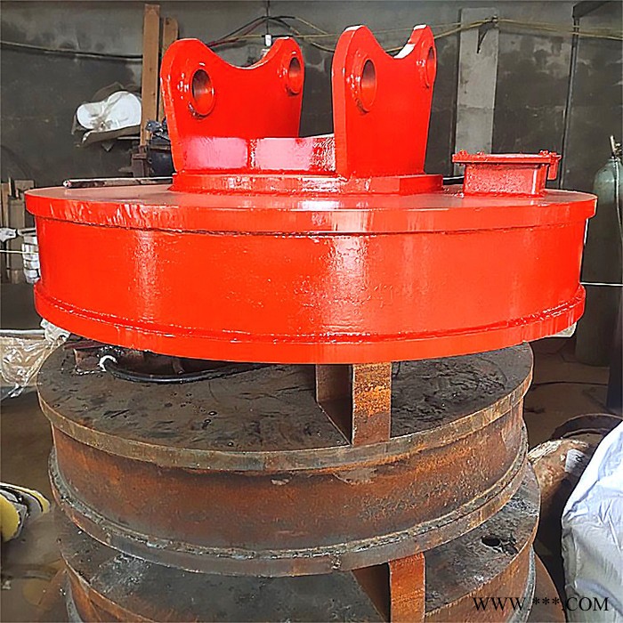 天津自发电强磁电磁铁吸盘 结构合理吸重比大起重电磁铁图4