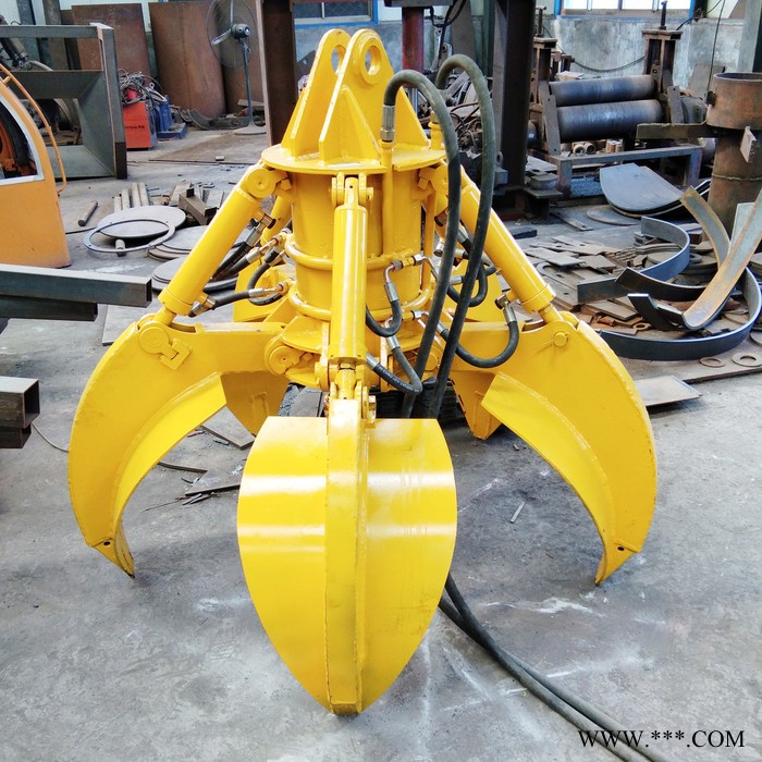 抓石器价格  废铁液压抓钢机 价格面议 大型机械液压抓钢机图2