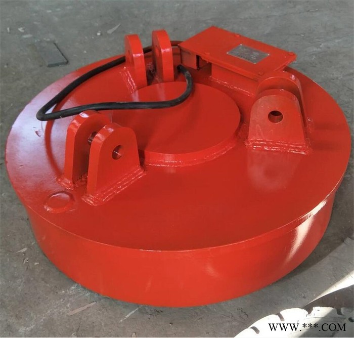 起重钢锭用圆形起重电磁铁  冶金mw5起重电磁铁厂家 废钢废铁吸盘图4