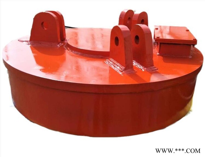 起重钢锭用圆形起重电磁铁  冶金mw5起重电磁铁厂家 废钢废铁吸盘图5