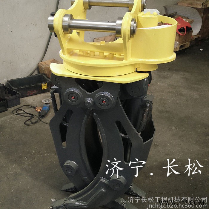 多功能挖机抓木器厂家 废铁废钢抓石器夹木器 进口液压旋转抓木器图4