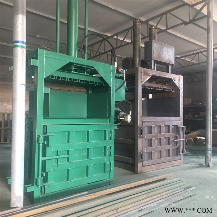 佳鑫机械 废纸液压挤包机型号 立式毛毯压包机 废铁桶挤扁机厂家图3