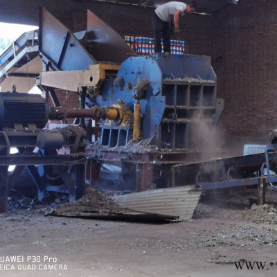 供应大型金属破碎机 废钢破碎生产线金属压块破碎机废铁回收设备
