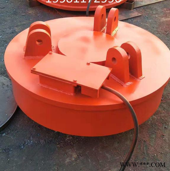 沁阳起重废钢废料电磁吸盘 鑫运3吨叉车改废铁吸盘 电磁起重器图2