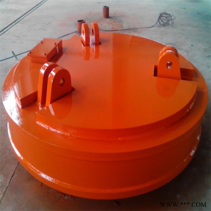 MW5-120L/1起重电磁铁铲车上装带吸盘 装载机装废铁吸盘图4