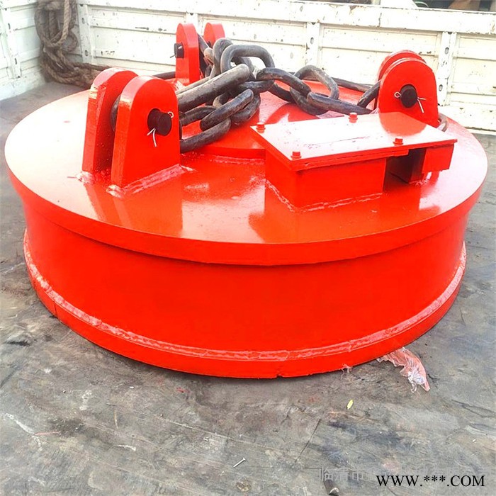 MW5-120L/1起重电磁铁铲车上装带吸盘 装载机装废铁吸盘图6