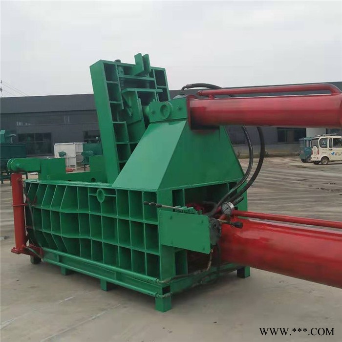 睿迪牌压块机卧式液压金属打包机易拉罐废铁压块机图5