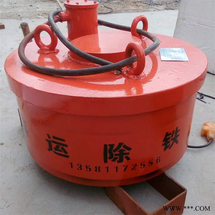 四川110公分叉车起重电磁吸盘 磁力均匀 高温用起重电磁铁图4