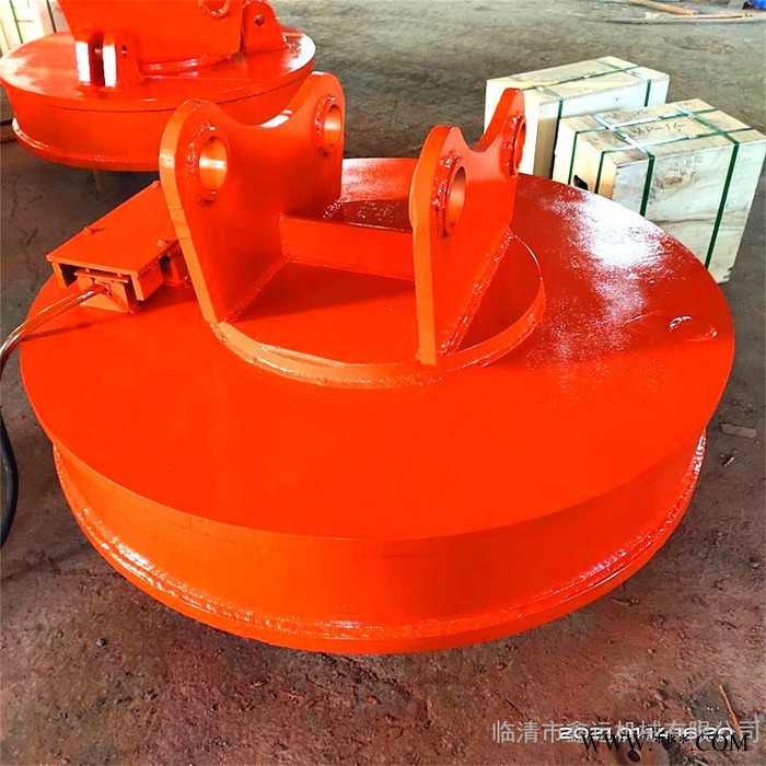 四川110公分叉车起重电磁吸盘 磁力均匀 高温用起重电磁铁图6