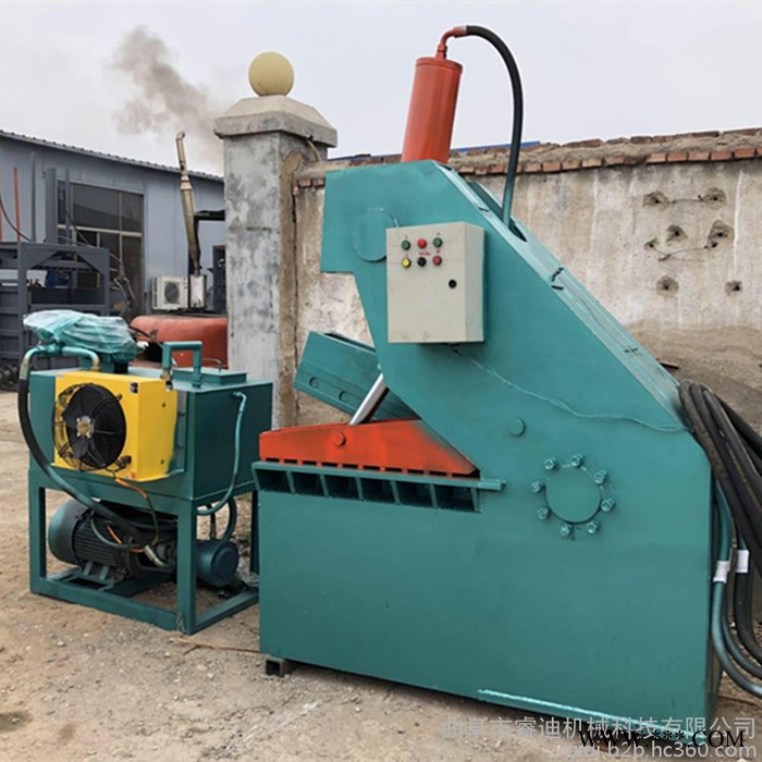 睿迪牌废铁液压剪切机厂家 160吨鳄鱼式剪厂家图6