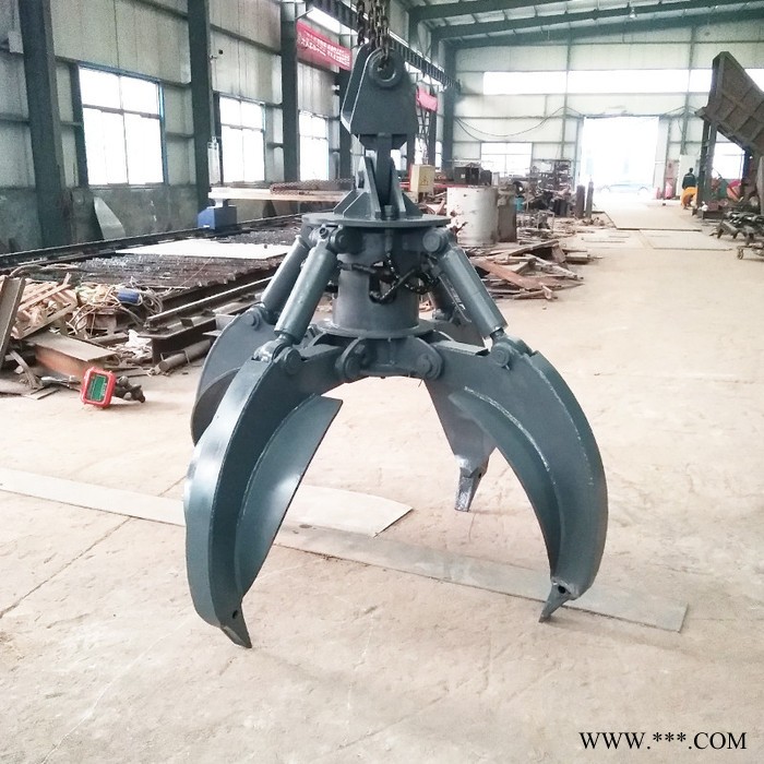 抓钢机旋转360度价格  废铁液压抓钢机 价格面议 梅花抓钢机图6