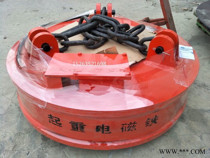 黑龙江电磁铁吸盘售后服务好24伏挖机起重电磁铁厂家废钢电磁铁图7