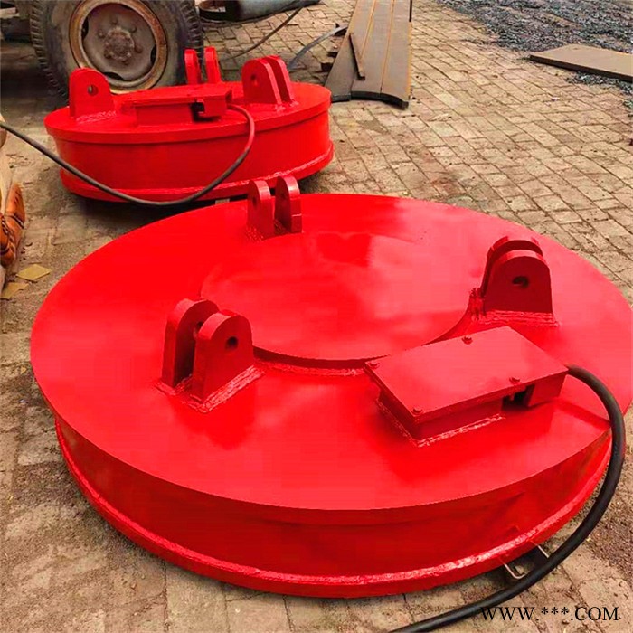 西青区起重电磁铁 1米5废钢厂磁盘 结构合理吸重比大 鑫运图2