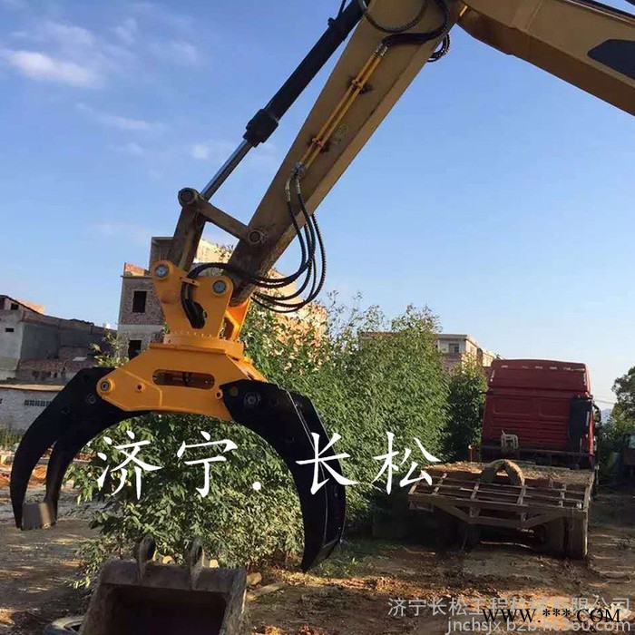 报价合理抓草器  SY65抓木器 双缸抓木器  抓废铁抓木器 抓散料抓木器图2