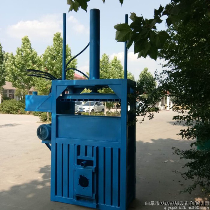 废铁桶铁皮压块机减少空间铁桶压扁机 宇晨铁边角料压块机图3