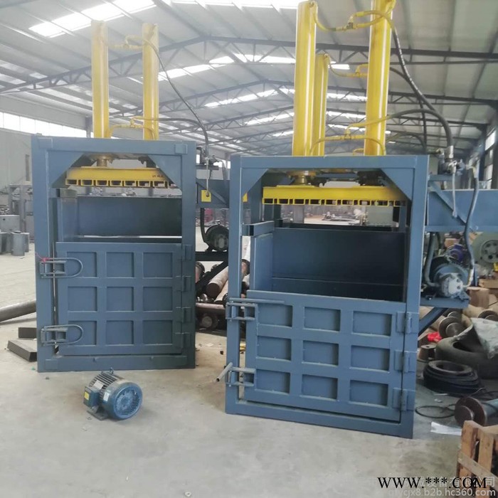 废铁桶铁皮压块机减少空间铁桶压扁机 宇晨铁边角料压块机图8