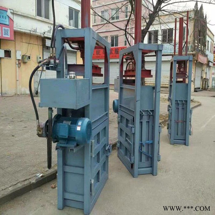 立式废纸塑料打包机 青贮打块机价格 液压废铝废铁压扁机厂家图3
