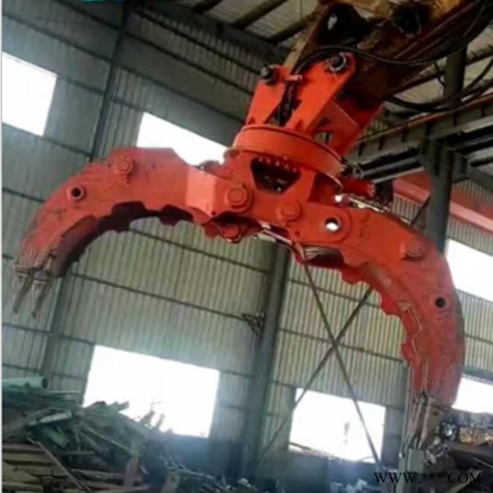 单缸轻型抓木器 抓钢材抓木器 抓草抓废铁抓木器 XE60抓木器 旋转抓木器图5