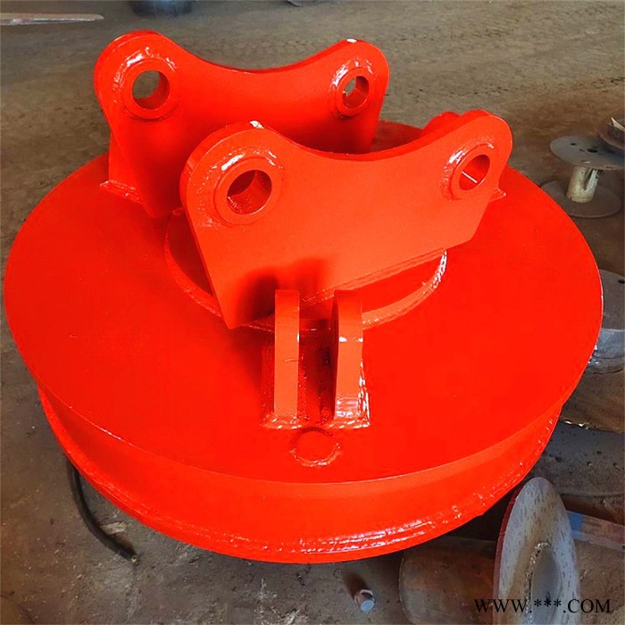 1.3米起重电磁吸盘 磁力可调 挖机吸废钢废铁电磁吸盘厂家供应图2