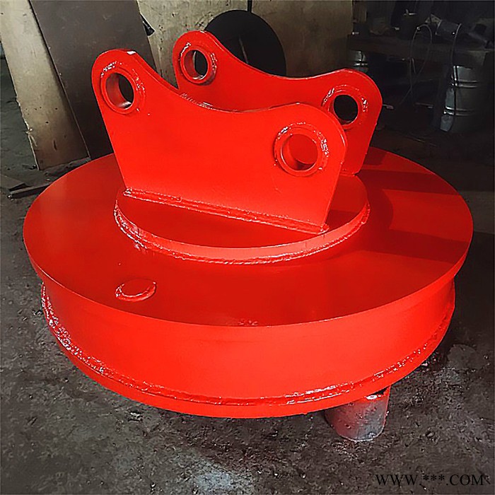 和平区航吊电磁铁吸盘直流起重电磁铁铲车自发电带吸盘图4