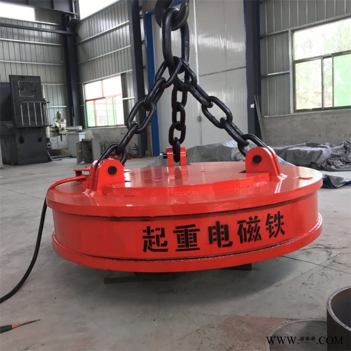 废铁起重电磁铁吸盘 1.5米高温起重电磁铁 鑫运厂家供应 电磁铁图2