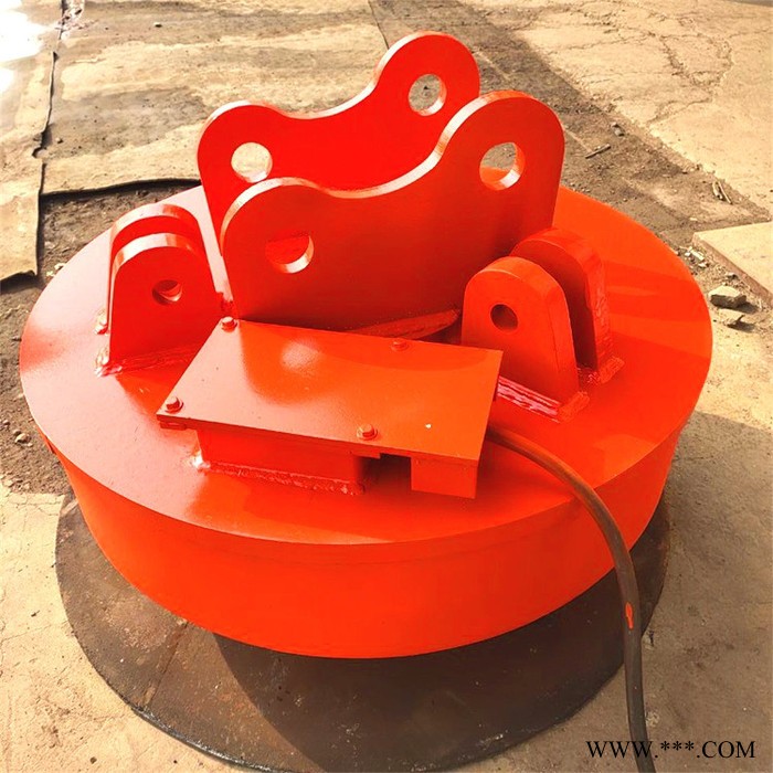 MW5废钢起重电磁铁 天津起重电磁吸铁盘 鑫运高频电磁铁图3