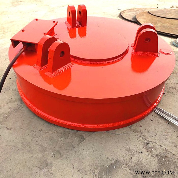 MW5废钢起重电磁铁 天津起重电磁吸铁盘 鑫运高频电磁铁图5