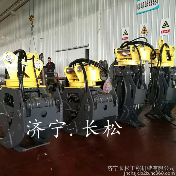 挖掘机抓木器 抓废铁抓木器 ZE210抓木器 单缸抓木器  抓棉抓木器图5