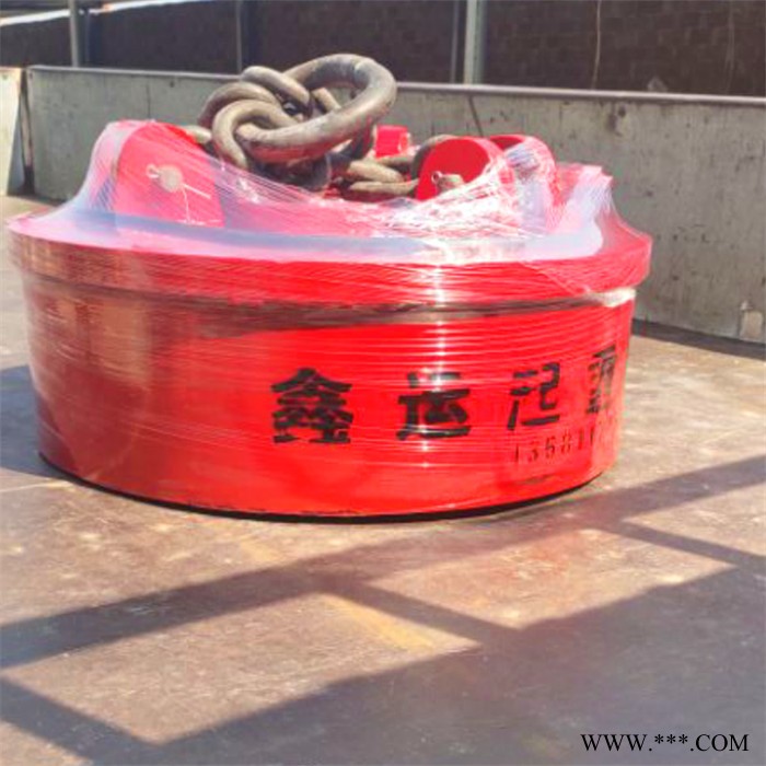 鑫运磁铁起重吸盘MW5-180起重磁铁盘陕西厂家 起重磁盘吊图4
