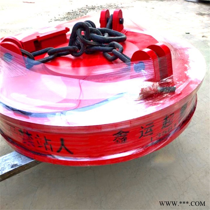 厂家生产 废钢厂用起重电磁铁 电磁吸盘 圆形起重电磁铁 磁力分布均匀图4