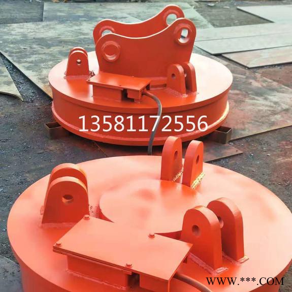 永州叉车废钢电磁吸盘 按需定制叉车磁铁吸盘 挖机磁铁吸盘图7