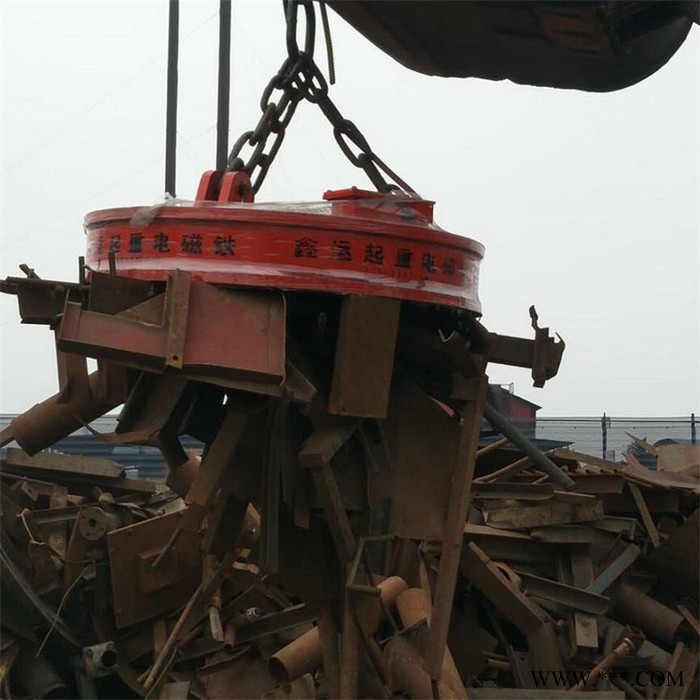 安徽电磁吸盘价格 鑫运 废铁装车吸盘吸盘 圆形吸盘图2