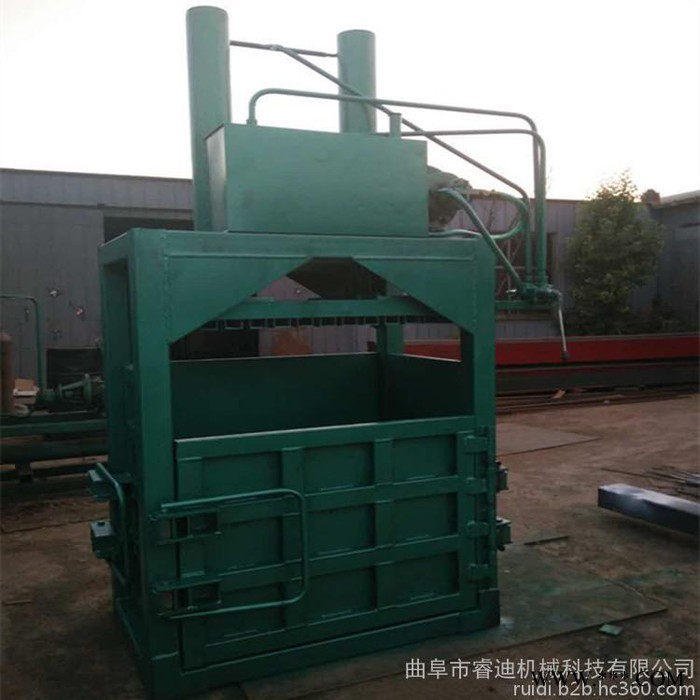 睿迪牌液压废纸打包机废铁皮铝合金边角料压块机图4