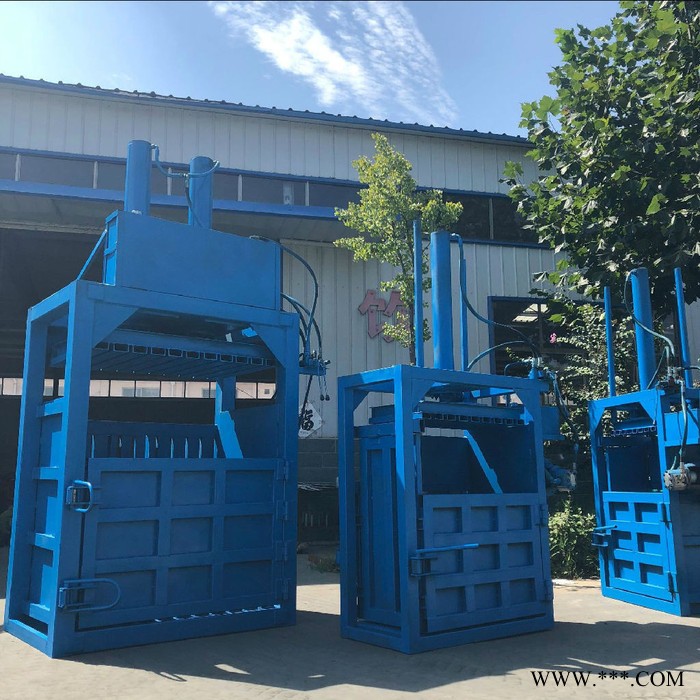 自动废纸打包机工厂用废铁桶压扁机 铝合金废料压块机图3