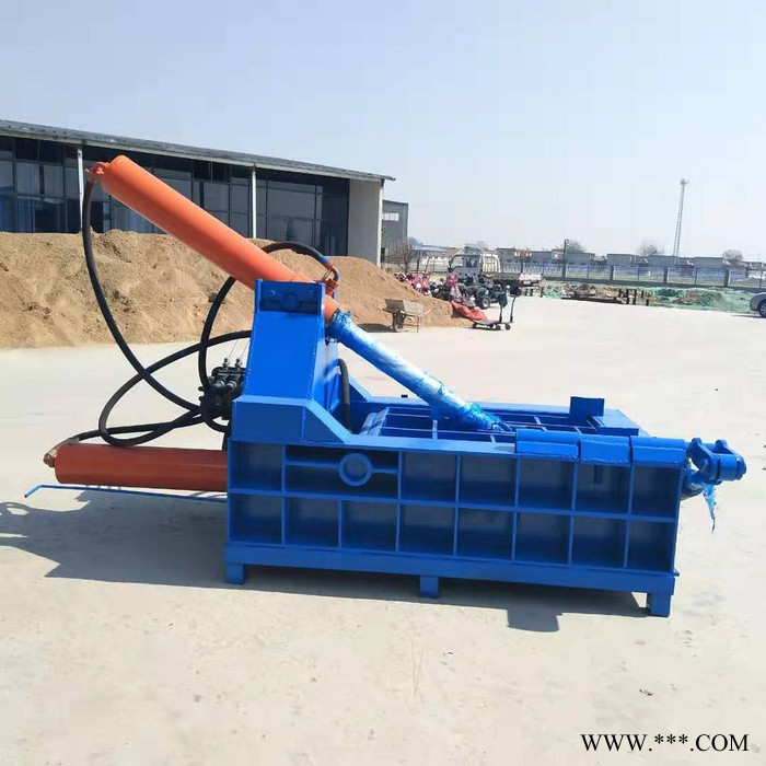 睿迪牌易拉罐废铁皮压块机 金属压块机 废钢废铁丝成型机图3