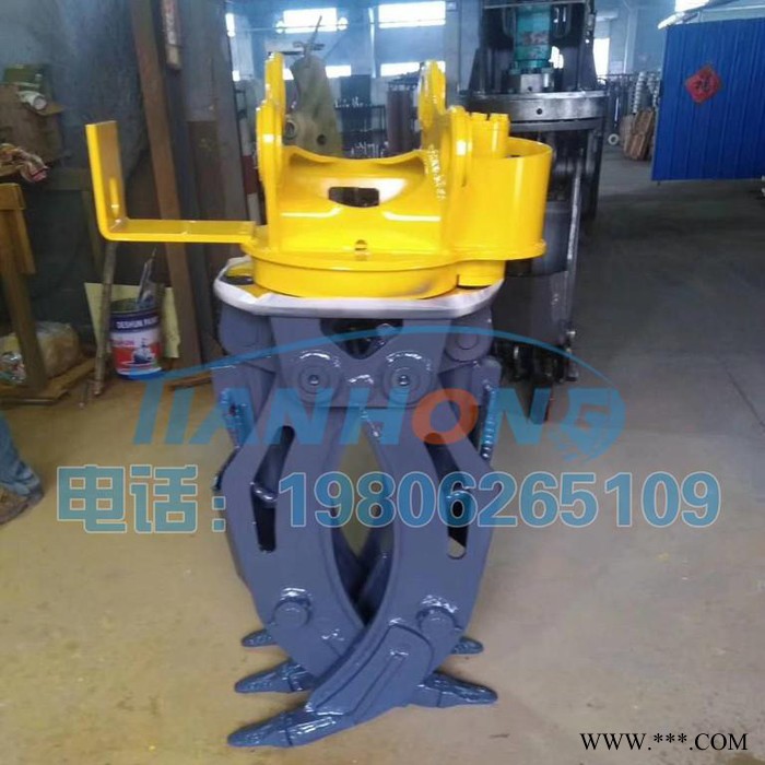 天鸿供应 挖掘机夹木器 抓木器 抓手废铁夹 厂家直供 提供定制服务图4