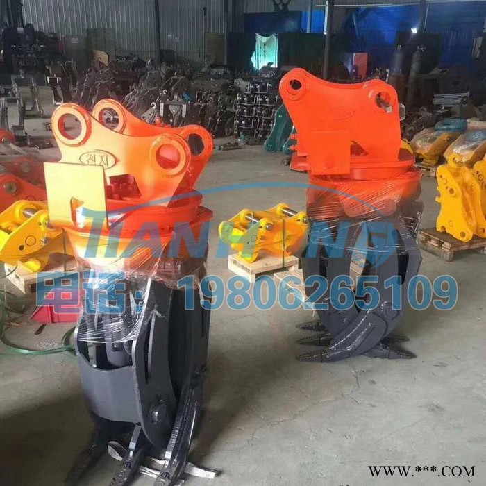 天鸿供应 挖掘机夹木器 抓木器 抓手废铁夹 厂家直供 提供定制服务图6